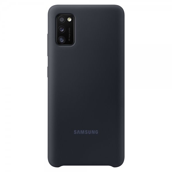 Samsung Original Galaxy A41 Skal Silicone Cover Svart