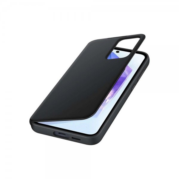 Samsung Original Galaxy A55 Fodral Smart View Wallet Case Svart