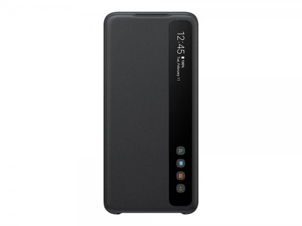 Samsung Original Galaxy S20 Fodral Smart Clear View Cover Svart
