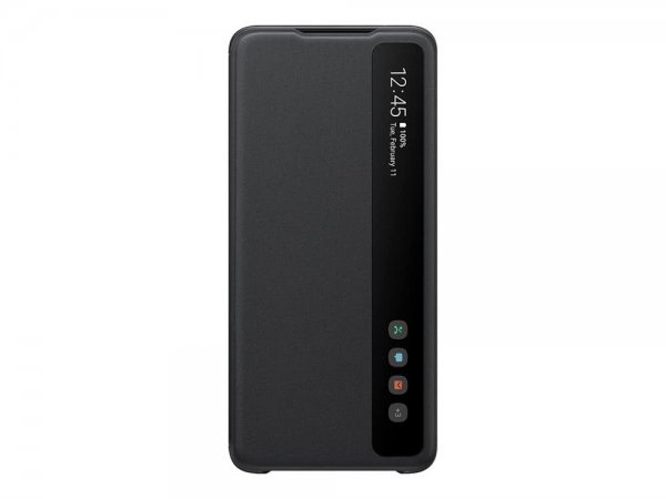 Samsung Original Galaxy S20 Ultra Fodral Smart Clear View Cover Svart