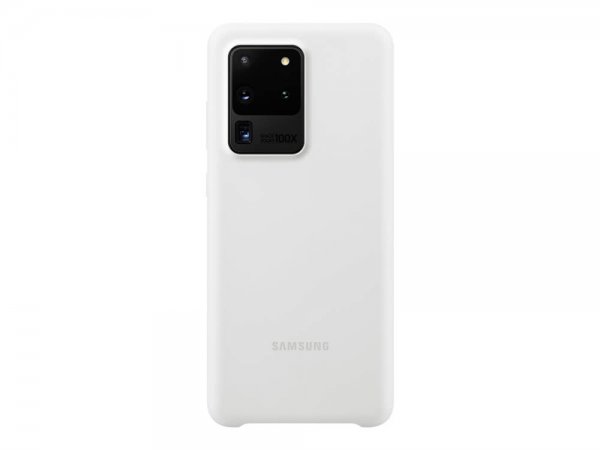 Samsung Original Galaxy S20 Ultra Skal Silicone Cover Vit