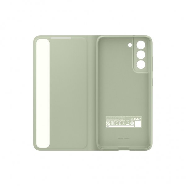 Samsung Original Galaxy S21 FE Fodral Smart Clear View Cover Olive Green