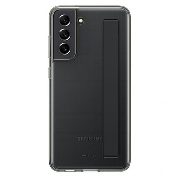 Samsung Original Galaxy S21 FE Skal Slim Strap Cover Svart