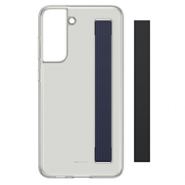 Samsung Original Galaxy S21 FE Skal Slim Strap Cover Svart