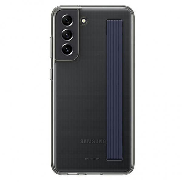 Samsung Original Galaxy S21 FE Skal Slim Strap Cover Svart