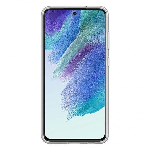 Samsung Original Galaxy S21 FE Skal Slim Strap Cover Vit
