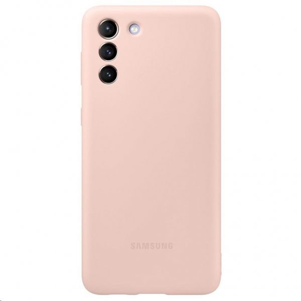 Samsung Original Galaxy S21 Skal Silicone Cover Rosa