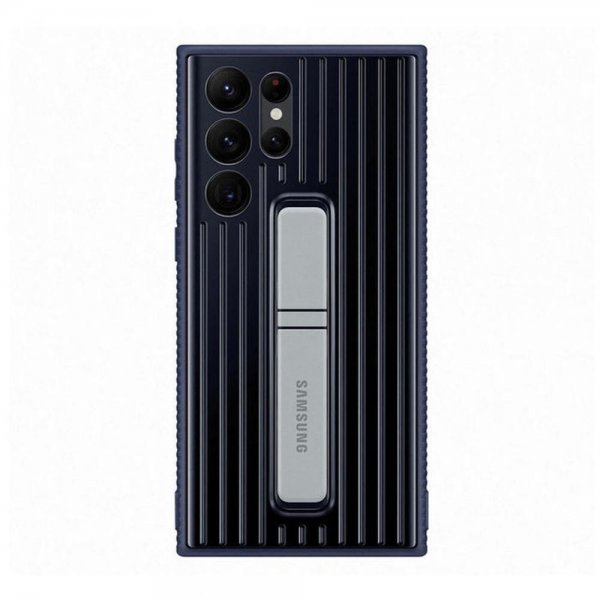 Samsung Original Galaxy S22 Ultra Skal Protective Standing Cover Navy