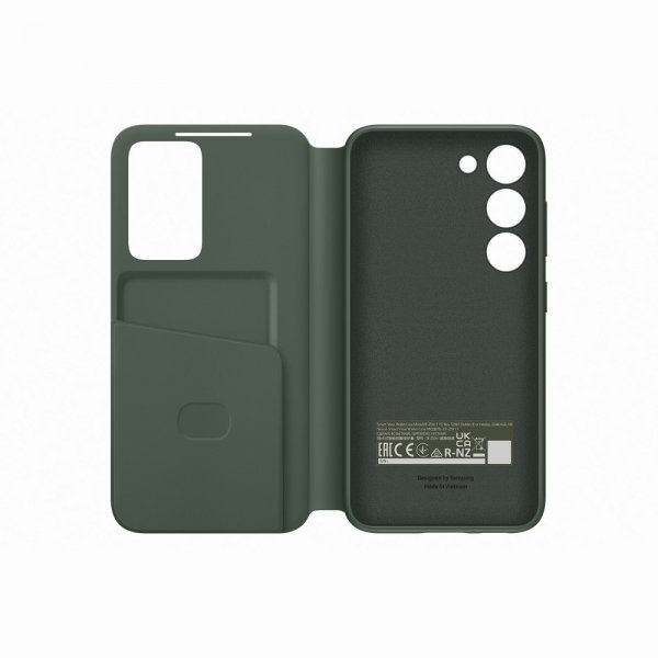 Samsung Original Galaxy S23 Plus Fodral Smart View Wallet Case Khaki