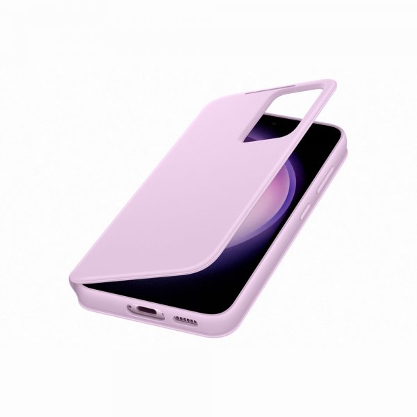 Samsung Original Galaxy S23 Fodral Smart View Wallet Case Lavender