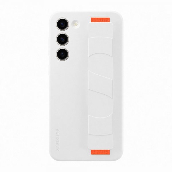 Samsung Original Galaxy S23 Plus Skal Silicone Grip Case Vit