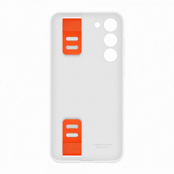 Samsung Original Galaxy S23 Plus Skal Silicone Grip Case Vit