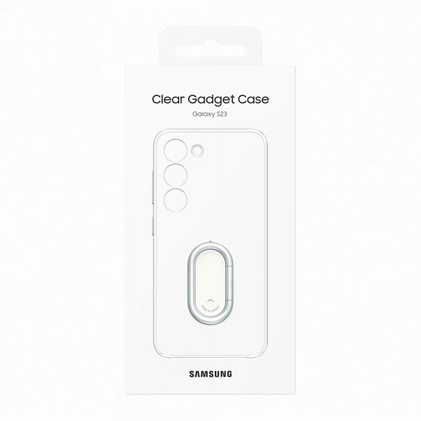 Samsung Original Galaxy S23 Skal Clear Gadget Case Transparent
