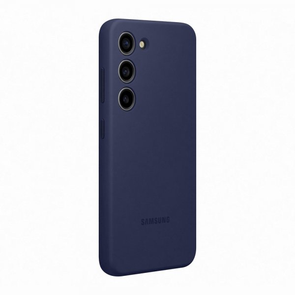 Samsung Original Galaxy S23 Skal Silicone Cover Navy