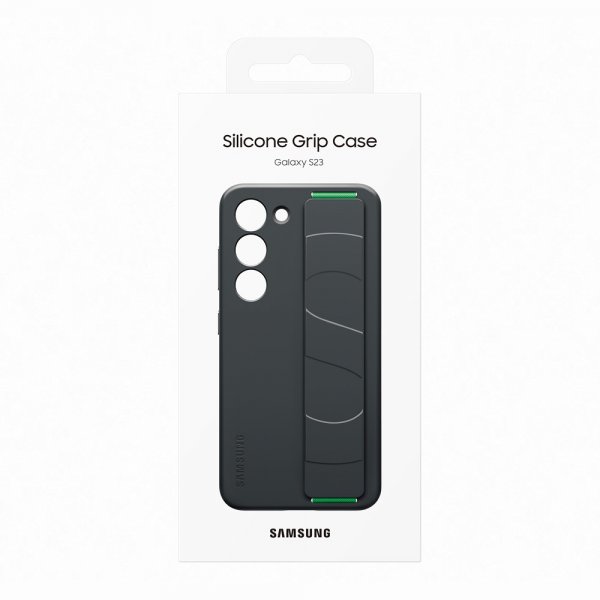 Samsung Original Galaxy S23 Skal Silicone Grip Case Svart