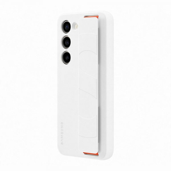 Samsung Original Galaxy S23 Skal Silicone Grip Case Vit