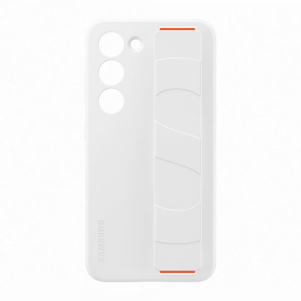 Samsung Original Galaxy S23 Skal Silicone Grip Case Vit