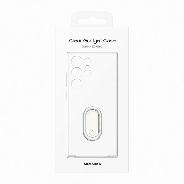 Samsung Original Galaxy S23 Ultra Skal Clear Gadget Case Transparent