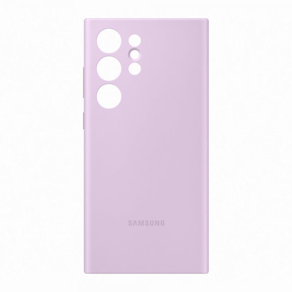 Samsung Original Galaxy S23 Ultra Skal Silicone Cover Lavender