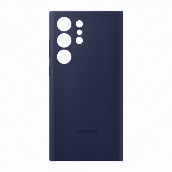 Samsung Original Galaxy S23 Ultra Skal Silicone Cover Navy