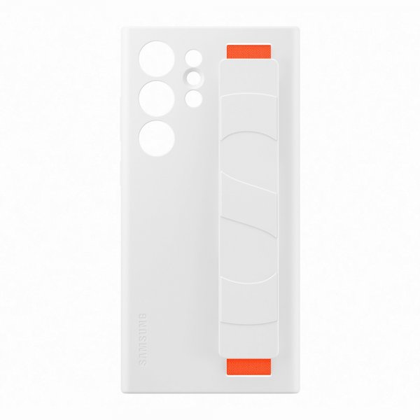 Samsung Original Galaxy S23 Ultra Skal Silicone Grip Case Vit