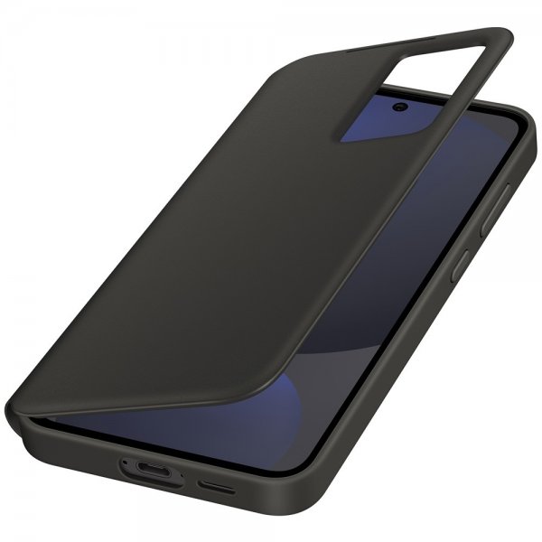 Samsung Original Galaxy S24 FE Fodral Smart View Wallet Case Svart