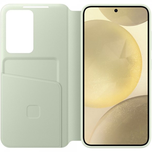 Samsung Original Galaxy S24 Plus Fodral Smart View Wallet Case Light Green