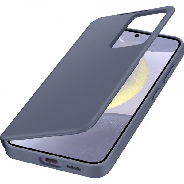Samsung Original Galaxy S24 Plus Fodral Smart View Wallet Case Violet