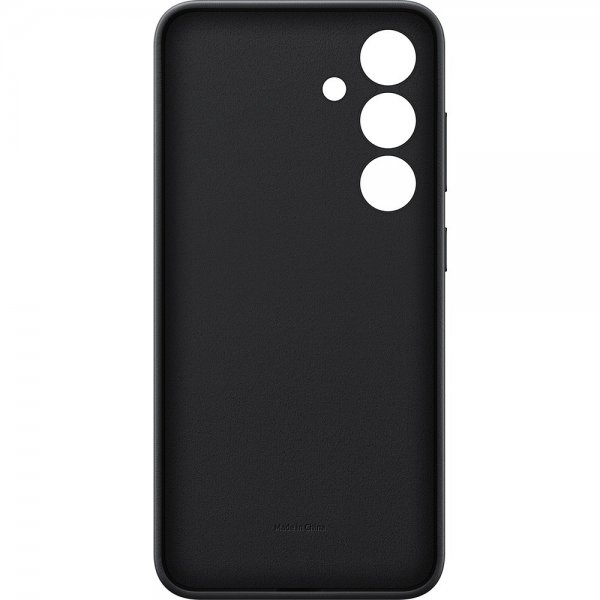 Samsung Original Galaxy S24 Plus Skal Vegan Leather Case Svart