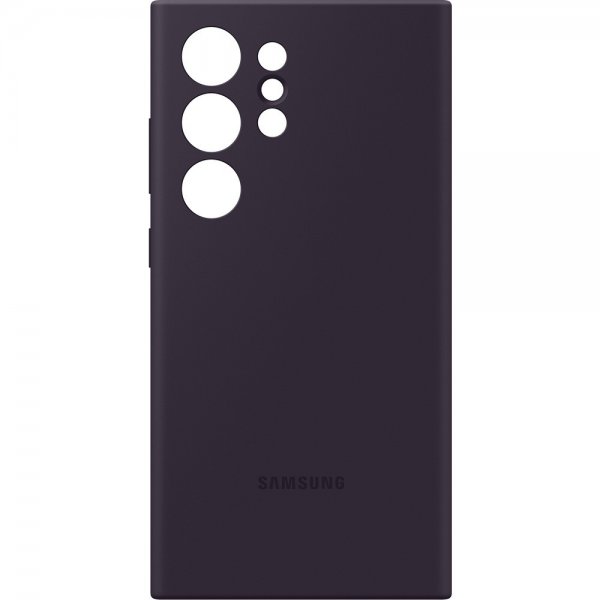 Samsung Original Galaxy S24 Ultra Skal Silicone Case Dark Violet
