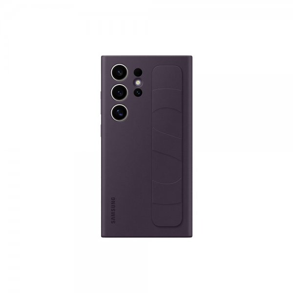 Samsung Original Galaxy S24 Ultra Skal Standing Grip Case Dark Violet