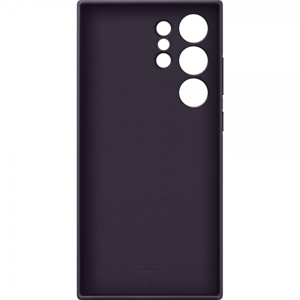 Samsung Galaxy S24 Ultra Skal Vegan Leather Case Dark Violet