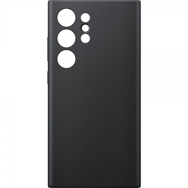 Samsung Original Galaxy S24 Ultra Skal Vegan Leather Case Svart