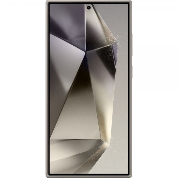 Samsung Original Galaxy S24 Ultra Skal Vegan Leather Case Taupe