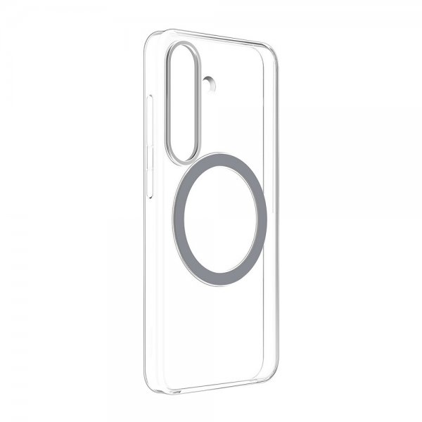 Samsung Original Galaxy S25 Skal Clear Magnet Case Transparent