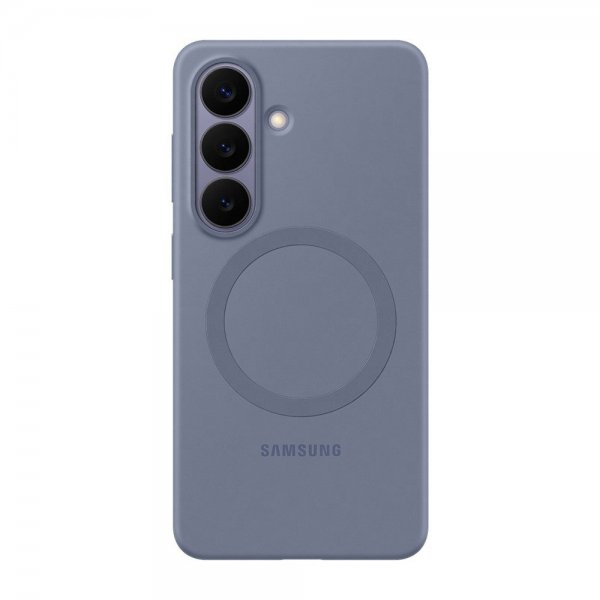 Samsung Original Galaxy S26 Skal Silicone Magnet Case Blue Violet