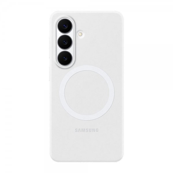 Samsung Original Galaxy S26 Skal Silicone Magnet Case Vit