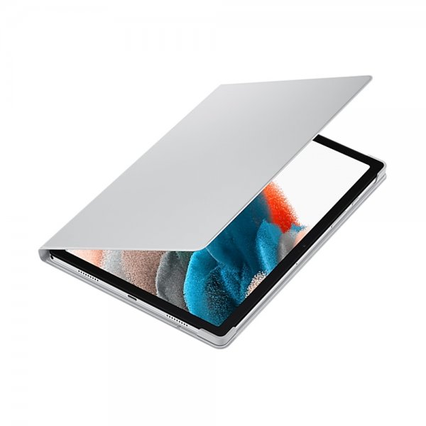 Samsung Original Galaxy Tab A8 Fodral Book Cover Silver