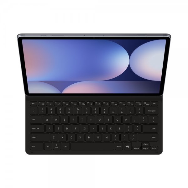 Samsung Original Galaxy Tab S9 Plus/S9 FE Plus/S10 Plus Fodral Book Cover Keyboard Slim Svart