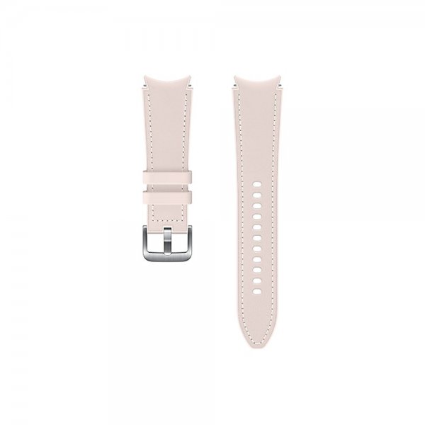 Samsung Original Galaxy Watch 20mm Armband Hybrid Leather Strap (M/L) Rosa