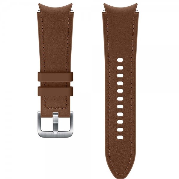 Samsung Original Galaxy Watch 20mm Armband Hybrid Leather Strap (S/M) Camel