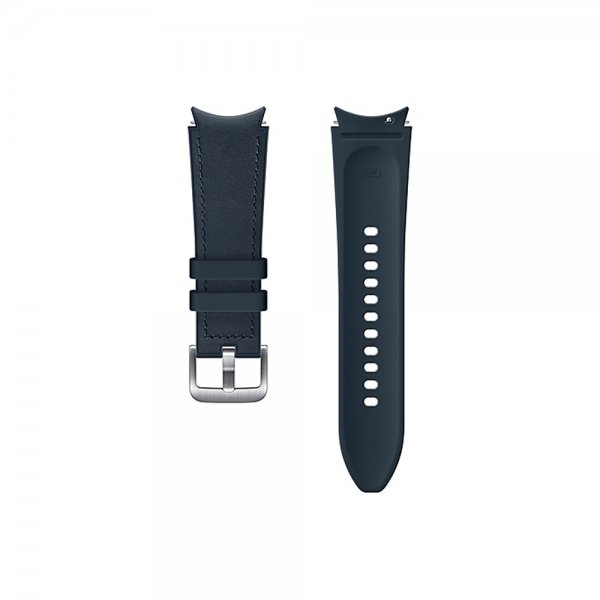 Samsung Original Galaxy Watch 20mm Armband Hybrid Leather Strap (S/M) Navy