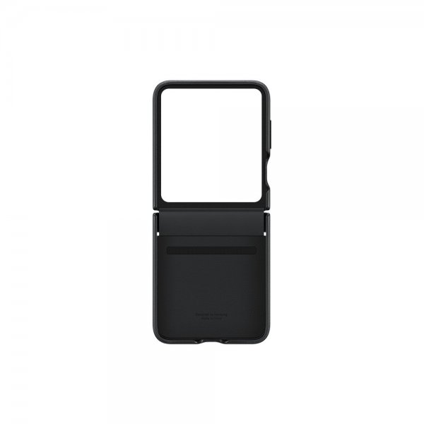 Samsung Original Galaxy Z Flip 5 Skal Flap Eco-Leather Case Svart