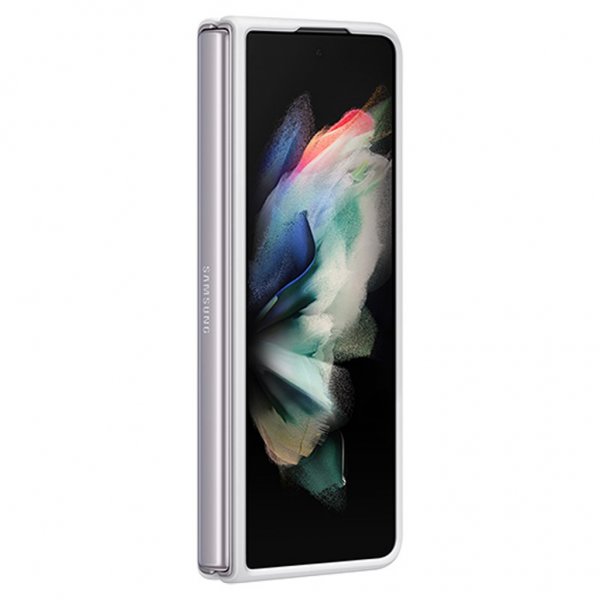 Samsung Original Galaxy Z Fold3 Skal Silicone Cover Vit