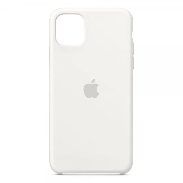 Apple Original iPhone 11 Pro Max Skal Silicone Case Vit