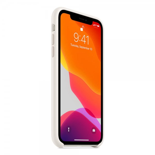 Apple Original iPhone 11 Skal Silicone Case Vit