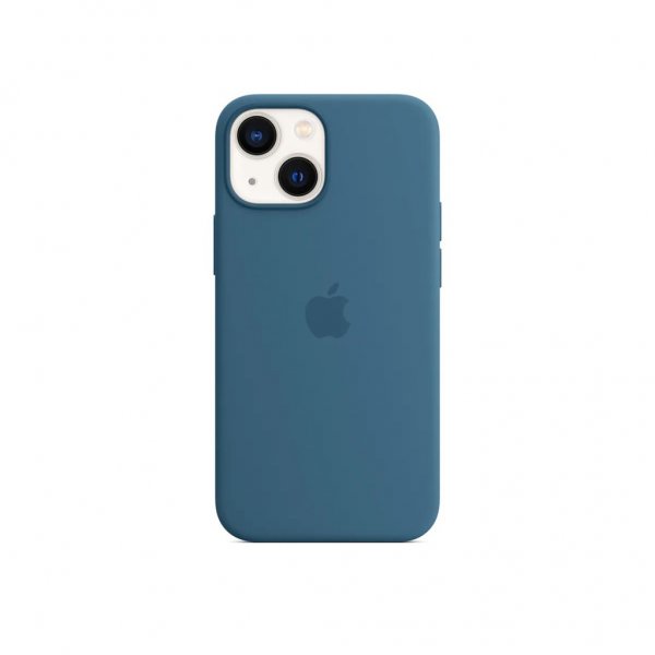 Apple Original iPhone 13 Mini Skal Silicone Case MagSafe Isblå