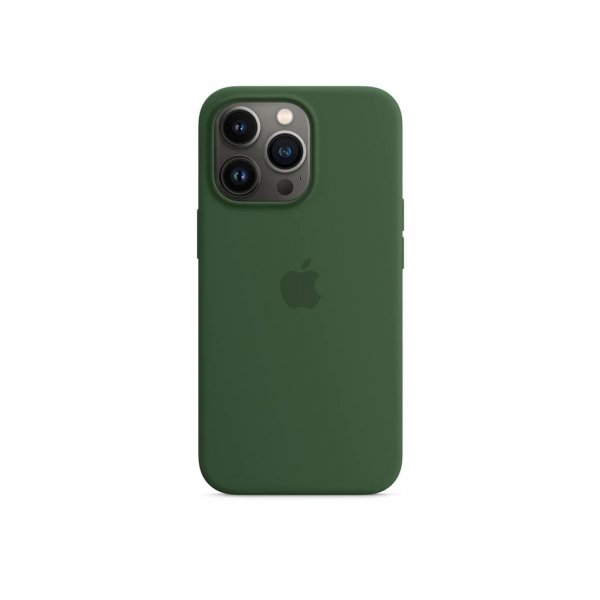 Apple Original iPhone 13 Pro Max Skal Silicone Case MagSafe Klöver