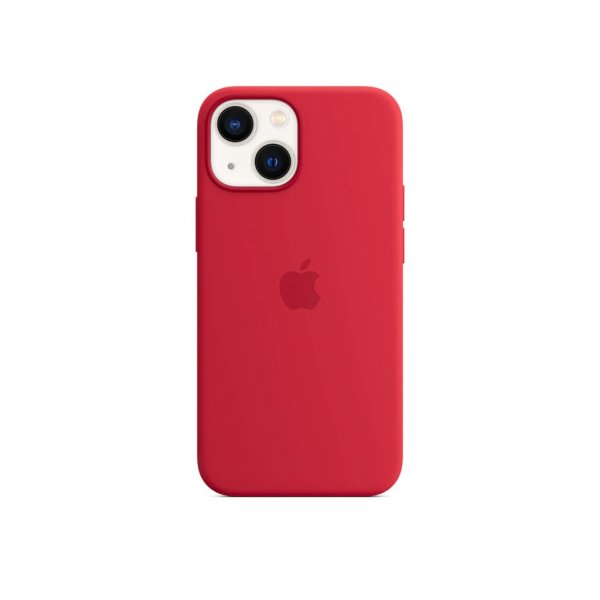 Apple Original iPhone 13 Skal Silicone Case MagSafe Röd