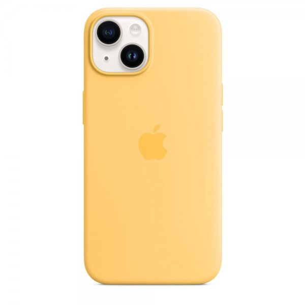 Apple Original iPhone 14 Plus Skal Silicone Case MagSafe Solsken